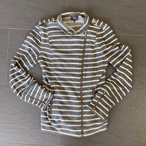 Moto style light weight jacket